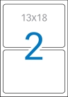178 x 127 mm méretű öntapadós etikett címke A4-es lapon.