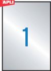 210 x 297 mm méretű öntapadós etikett címke A4-es lapon.