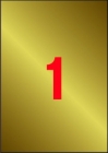 210 x 297 mm méretű öntapadós etikett címke A4-es lapon.