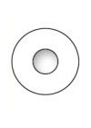 13 mm átmérőjű öntapadó lyukerősítő címke.