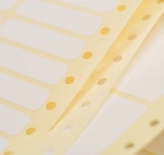 88,9 x 35,7 mm méretű öntapadó leporellós címke.