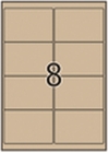 99,1 x 67,7 mm méretű nyomtatható öntapadós etikett A4-es lapon.