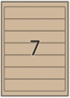 192 x 38 mm méretű nyomtatható öntapadós iratrendező A4-es lapon.