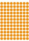 8 mm átmérőjű színes öntapadó jelölőcímke.