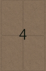 52 x 82 mm méretű kézzel írható öntapadós jelölő címke