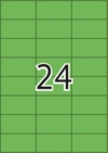 70 x 37 mm méretű öntapadós etikett címke A4-es lapon.