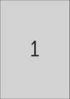 210 x 297 mm méretű nyomtatható öntapadós etikett A4-es lapon.